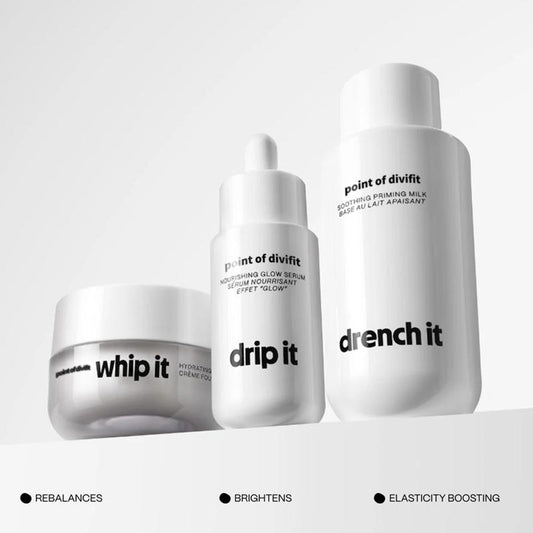 Renew It Bundle by Point of divifit: A trio of ultra-hydrating, skin prep essentials Moisture Repair