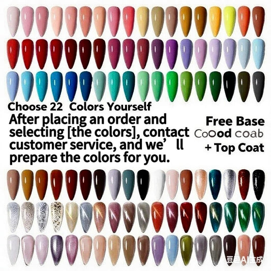 colors of your choice, new color nail polish, popular color full set